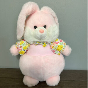 America Wego Bunny Rabbit Pink Plush Floppy Ears Easter Stuffed Animal Toy‎
